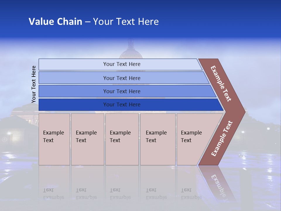 Pink Government Southwest Usa PowerPoint Template