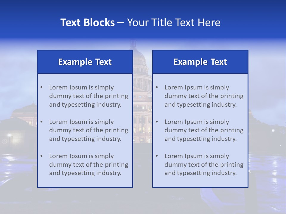 Pink Government Southwest Usa PowerPoint Template