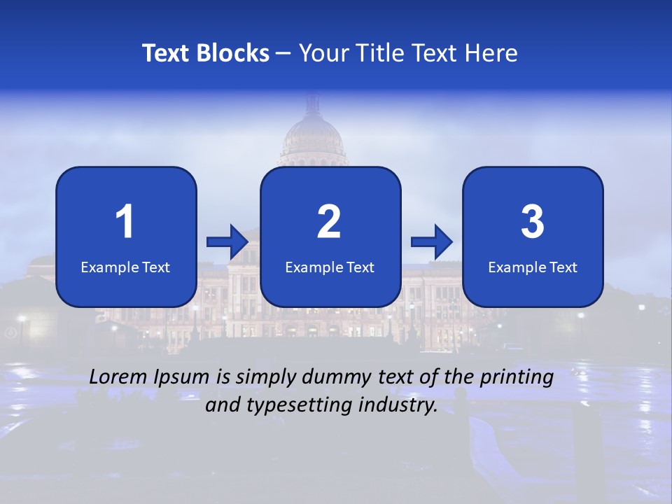 Pink Government Southwest Usa PowerPoint Template
