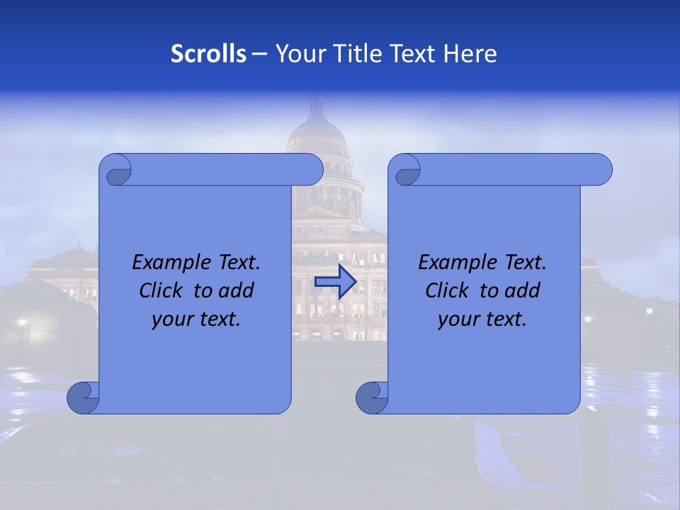 Pink Government Southwest Usa PowerPoint Template