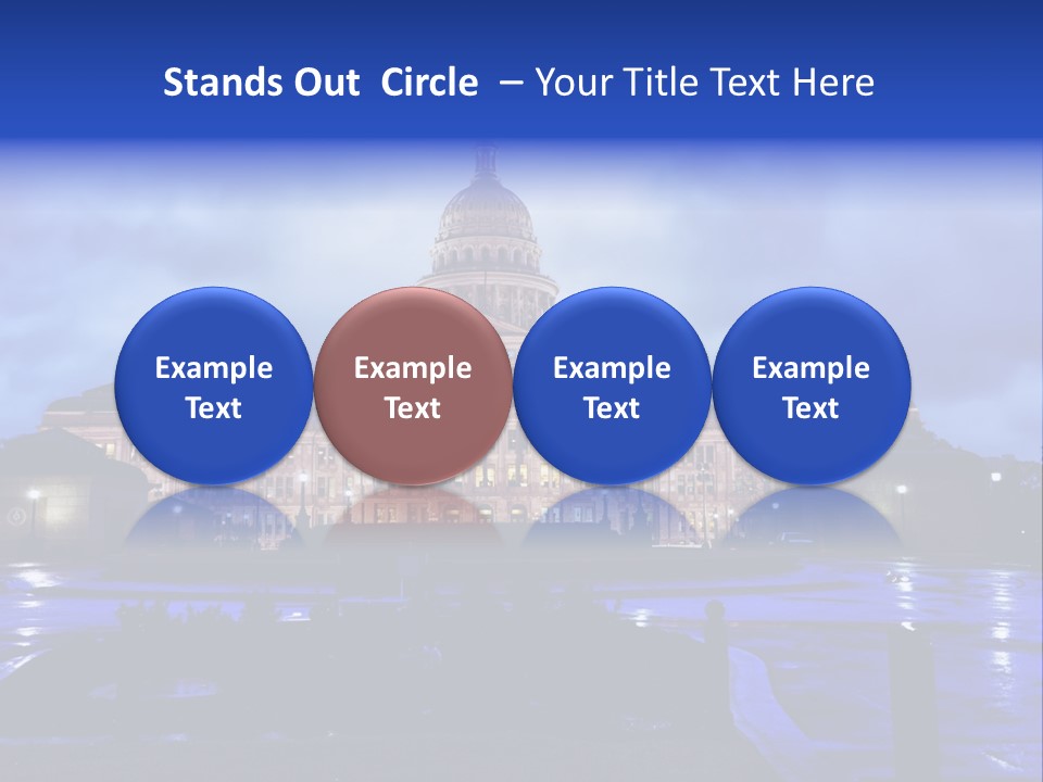 Pink Government Southwest Usa PowerPoint Template