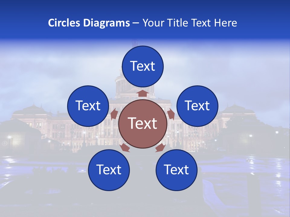 Pink Government Southwest Usa PowerPoint Template