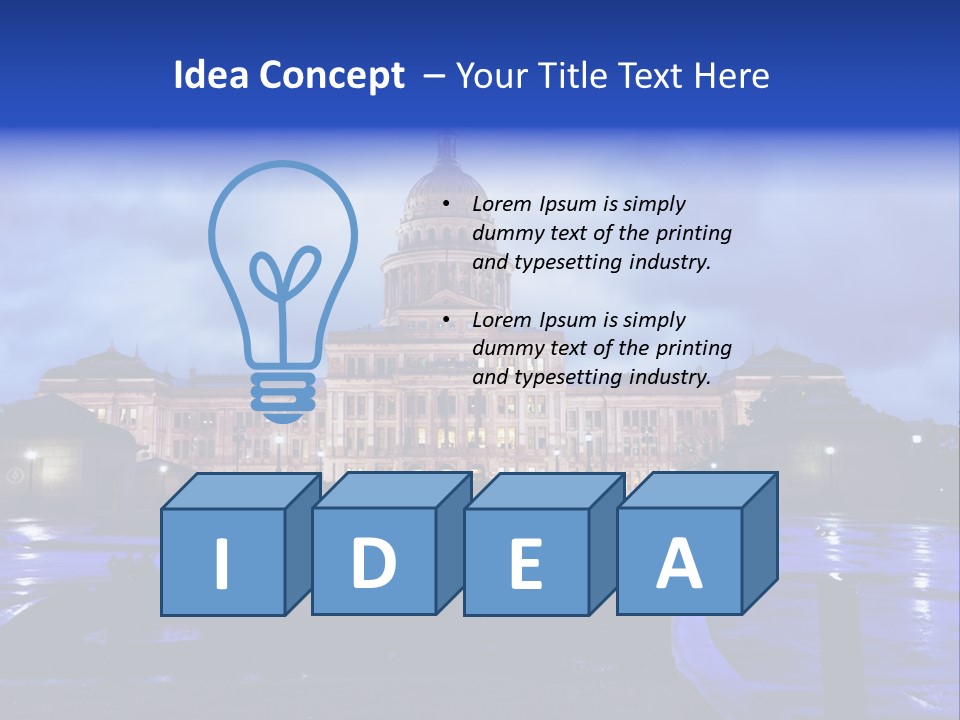 Pink Government Southwest Usa PowerPoint Template