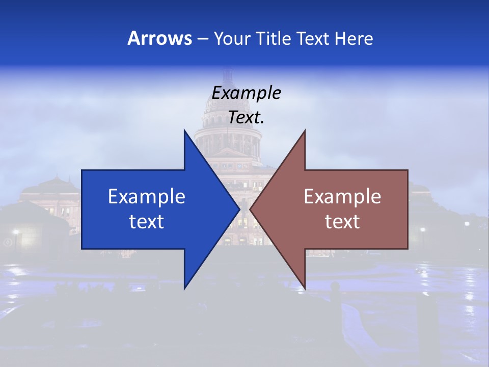 Pink Government Southwest Usa PowerPoint Template