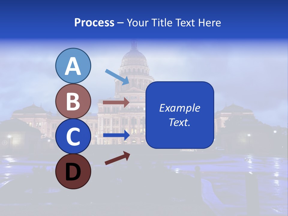 Pink Government Southwest Usa PowerPoint Template