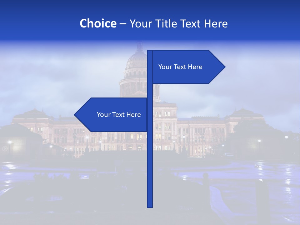 Pink Government Southwest Usa PowerPoint Template