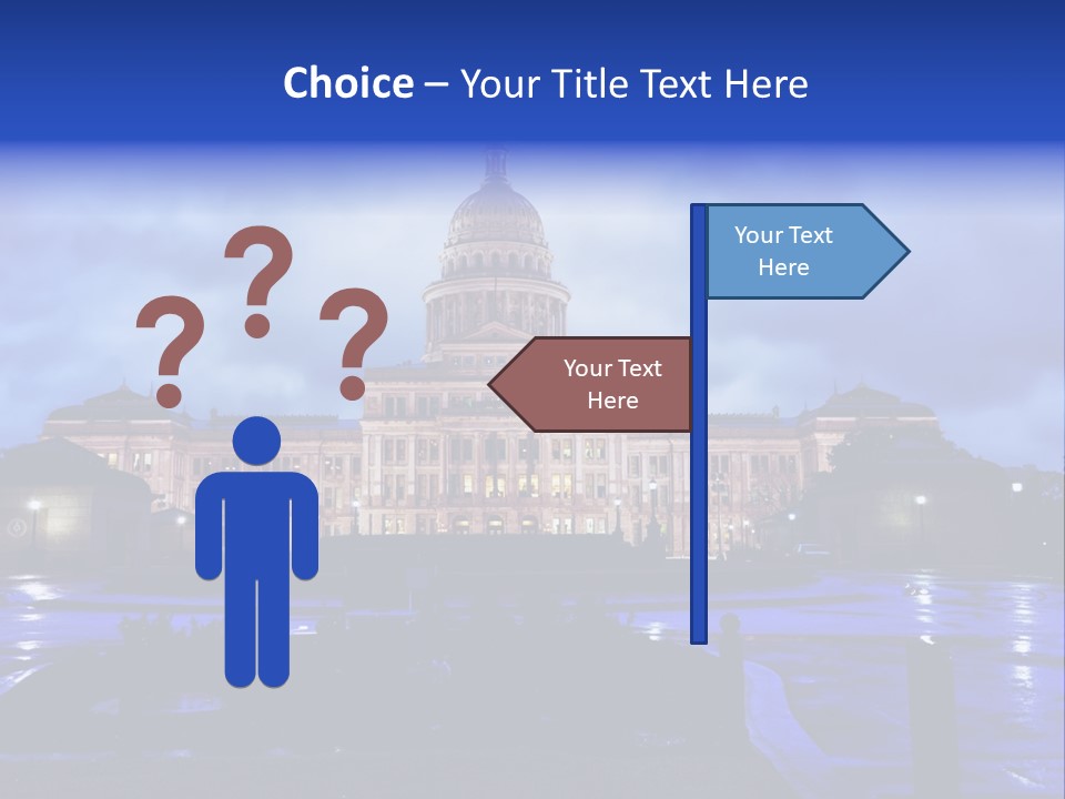 Pink Government Southwest Usa PowerPoint Template