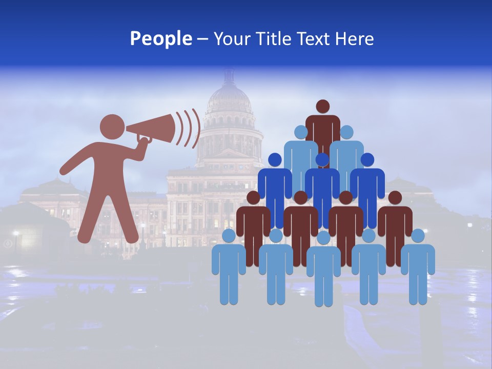 Pink Government Southwest Usa PowerPoint Template