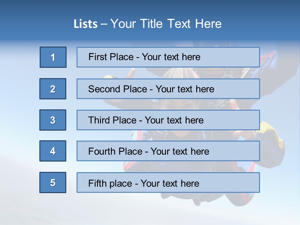 Activity Jumpsuit Responsibility PowerPoint Template