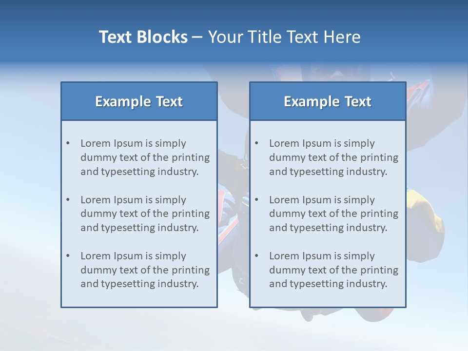 Activity Jumpsuit Responsibility PowerPoint Template
