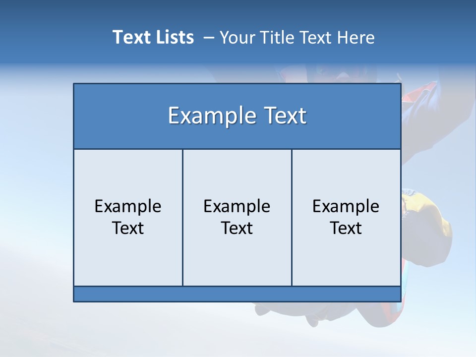 Activity Jumpsuit Responsibility PowerPoint Template
