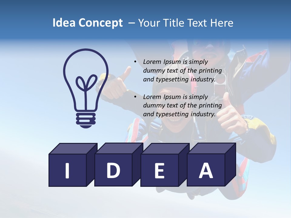 Activity Jumpsuit Responsibility PowerPoint Template