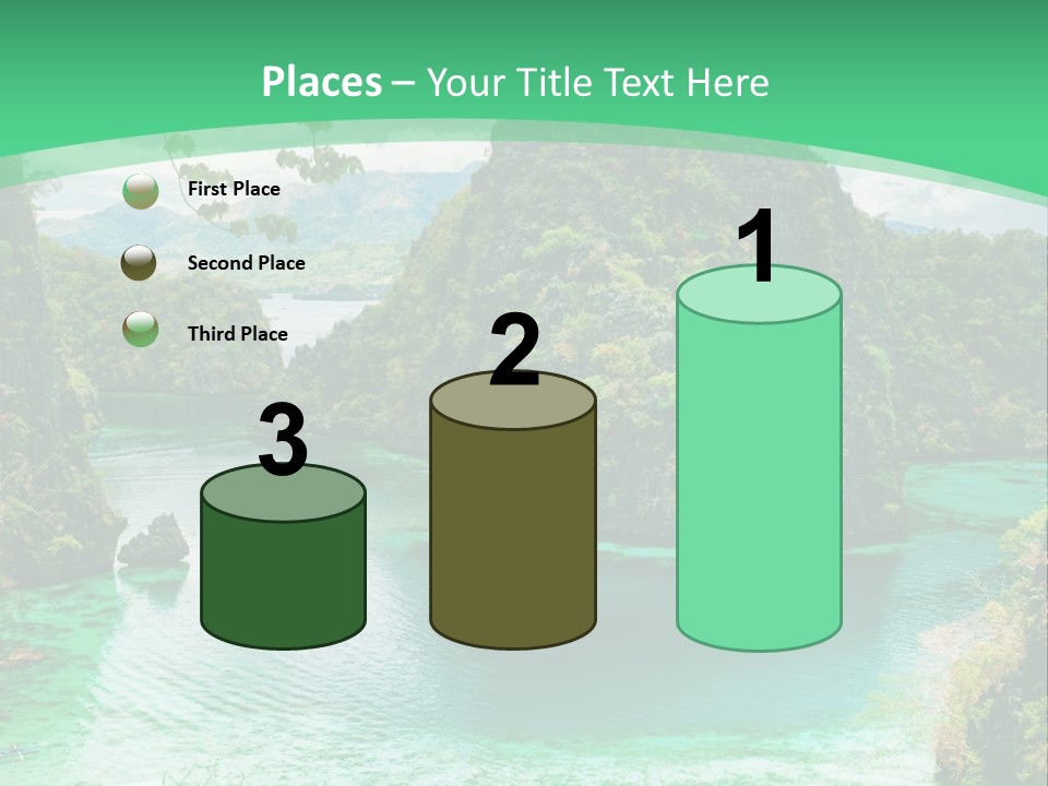 Vertical Ocean Sea PowerPoint Template