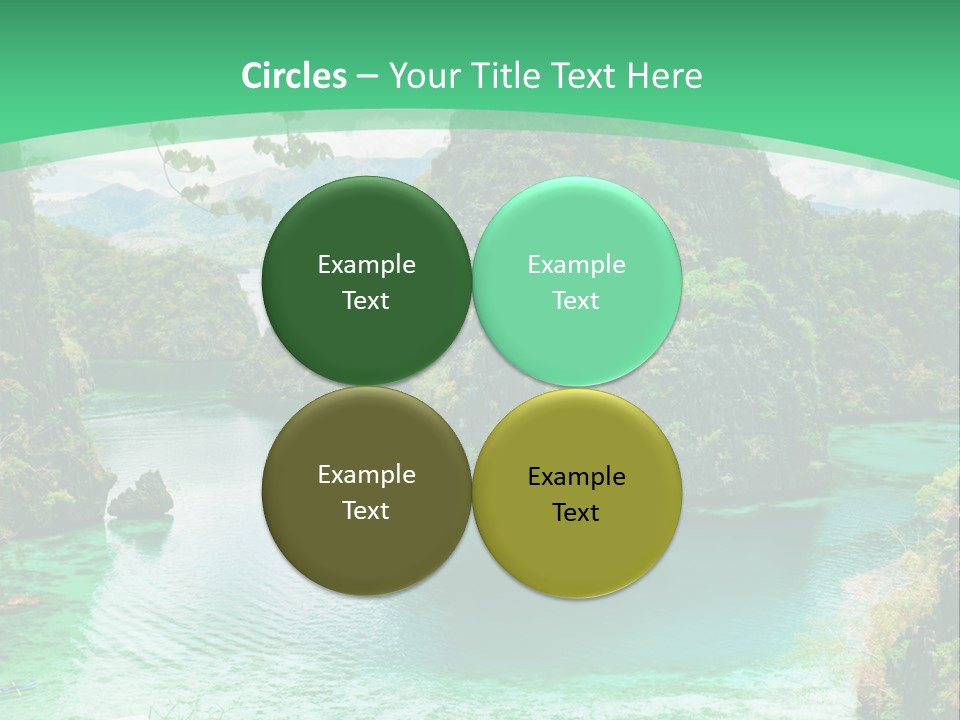 Vertical Ocean Sea PowerPoint Template