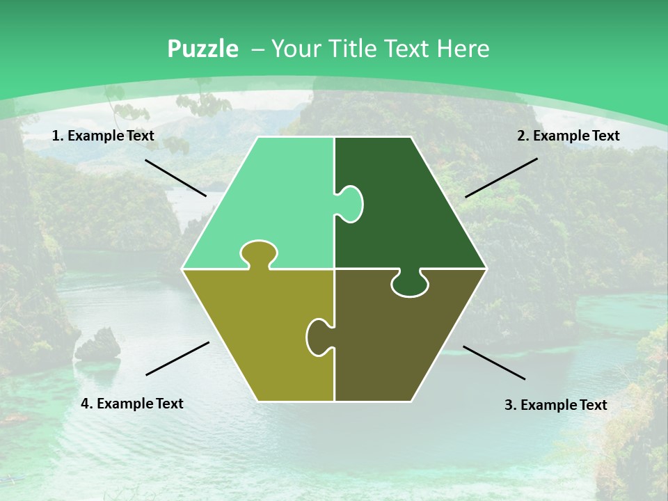 Vertical Ocean Sea PowerPoint Template