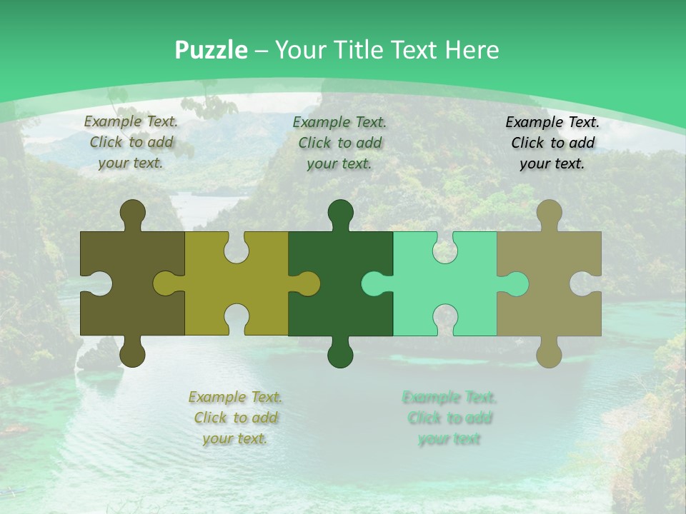 Vertical Ocean Sea PowerPoint Template