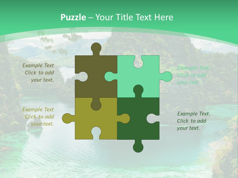 Vertical Ocean Sea PowerPoint Template