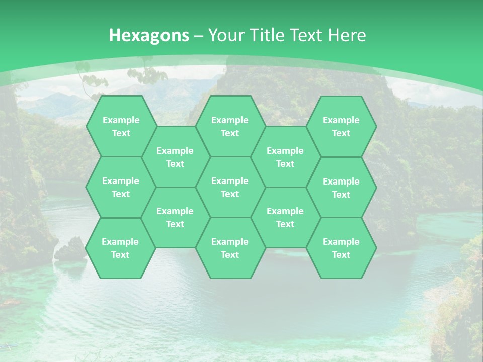 Vertical Ocean Sea PowerPoint Template