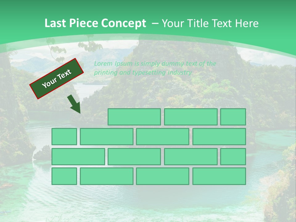 Vertical Ocean Sea PowerPoint Template