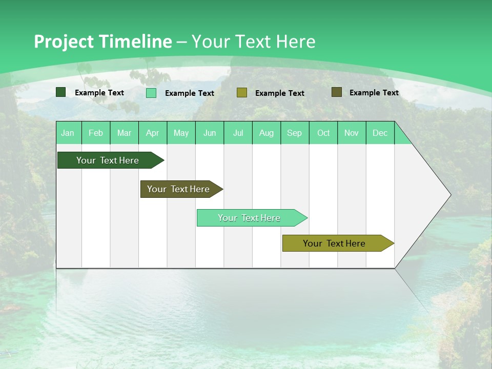 Vertical Ocean Sea PowerPoint Template