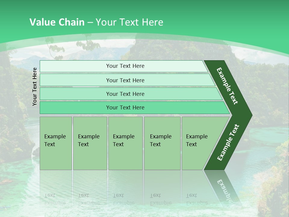 Vertical Ocean Sea PowerPoint Template
