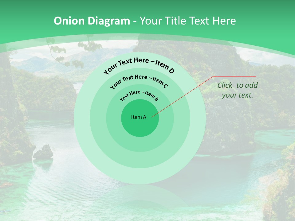 Vertical Ocean Sea PowerPoint Template