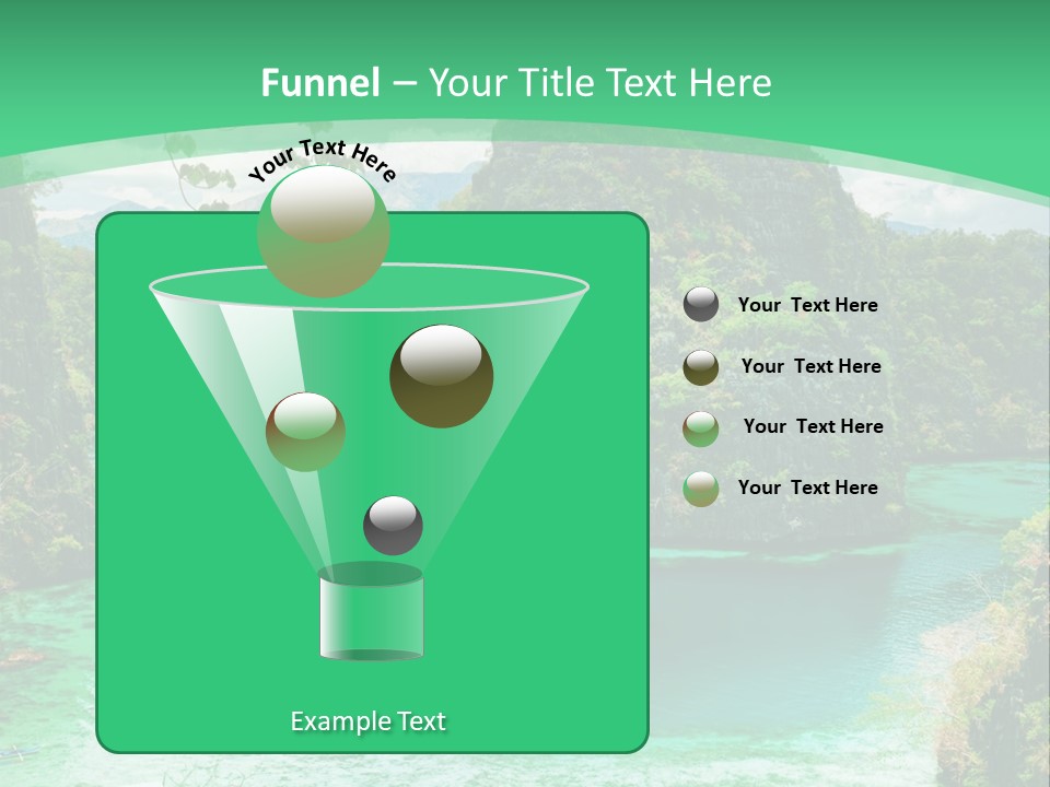 Vertical Ocean Sea PowerPoint Template