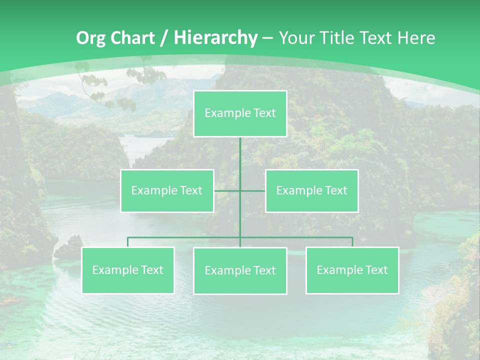 Vertical Ocean Sea PowerPoint Template