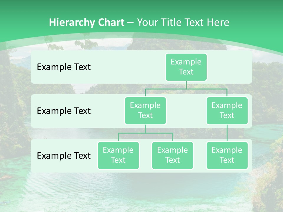 Vertical Ocean Sea PowerPoint Template