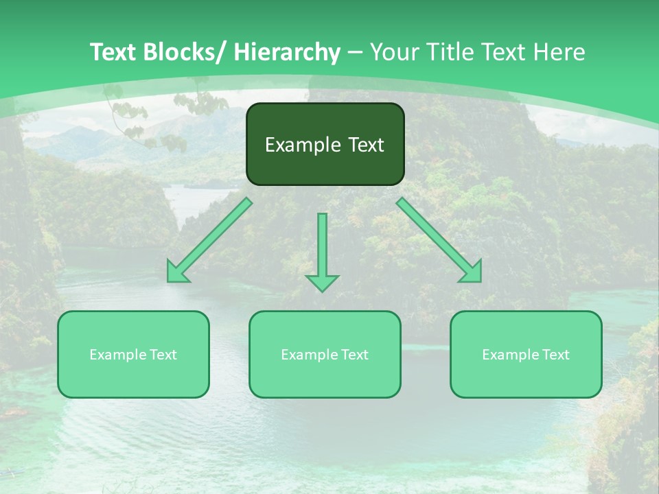 Vertical Ocean Sea PowerPoint Template