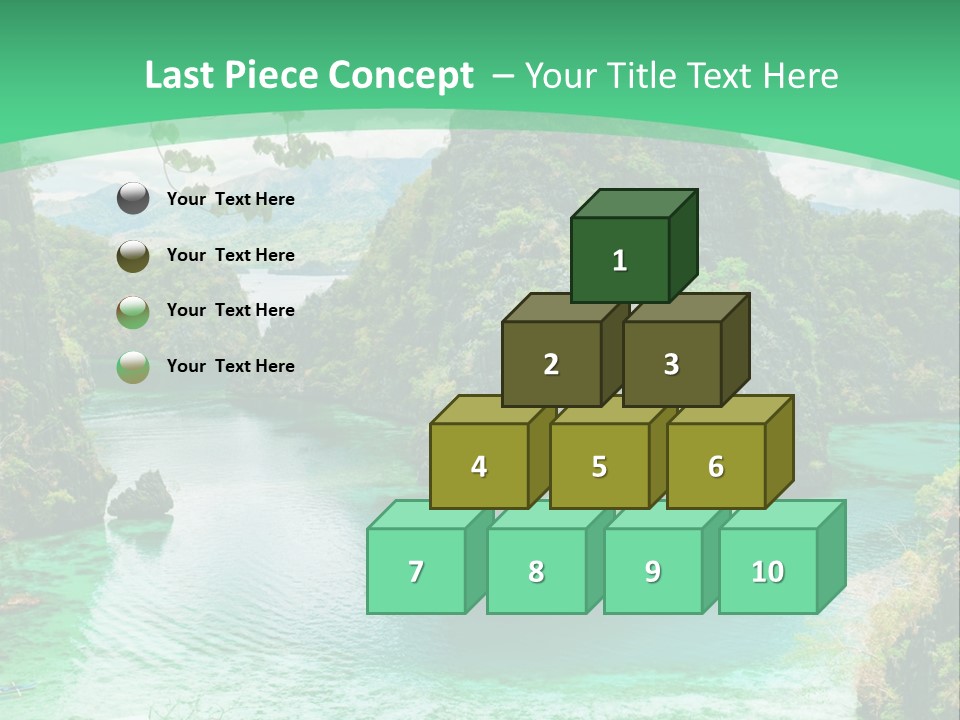 Vertical Ocean Sea PowerPoint Template