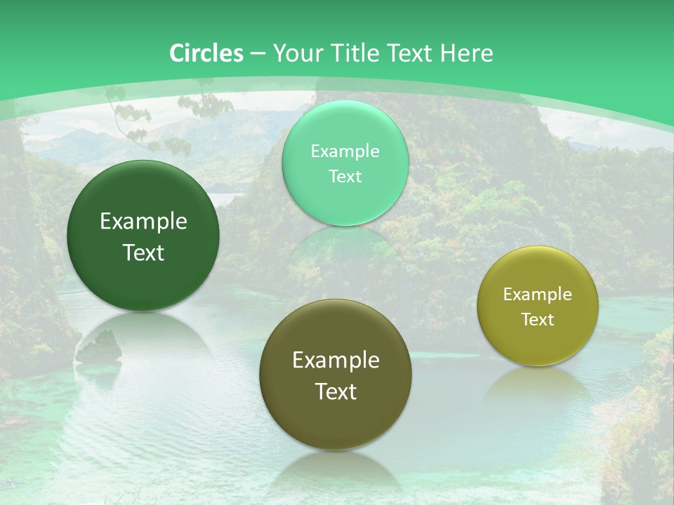 Vertical Ocean Sea PowerPoint Template