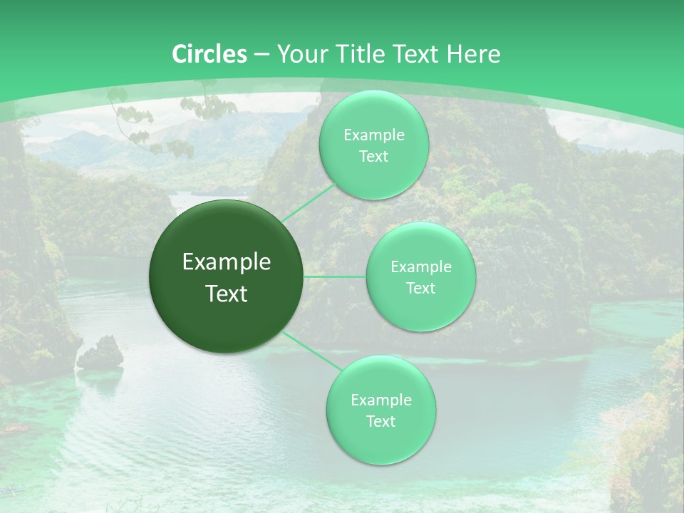 Vertical Ocean Sea PowerPoint Template