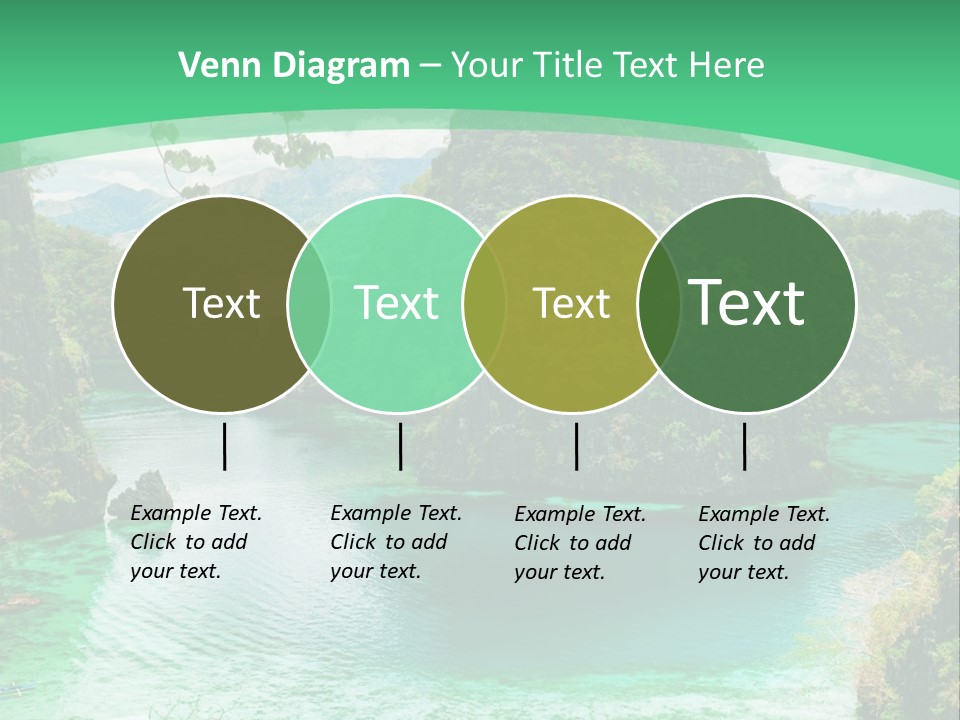 Vertical Ocean Sea PowerPoint Template
