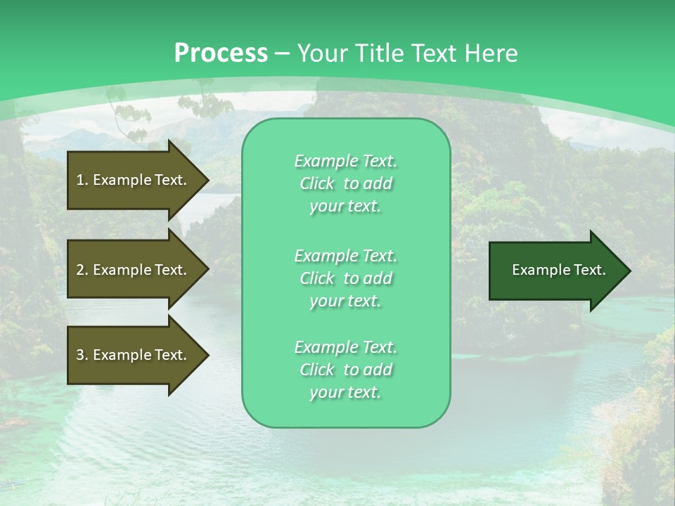 Vertical Ocean Sea PowerPoint Template