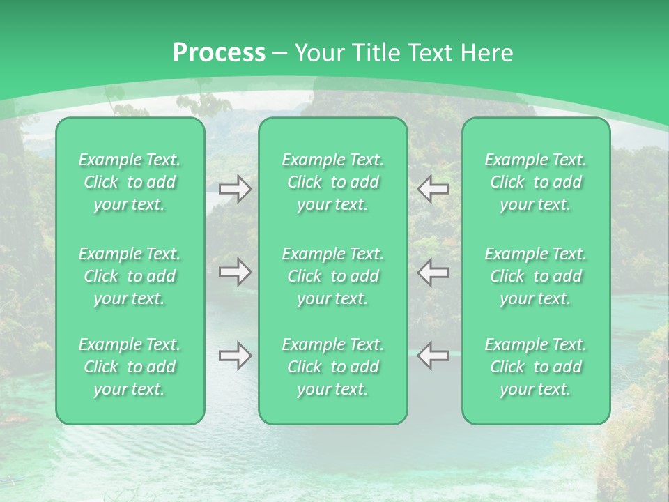 Vertical Ocean Sea PowerPoint Template