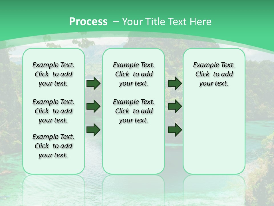 Vertical Ocean Sea PowerPoint Template