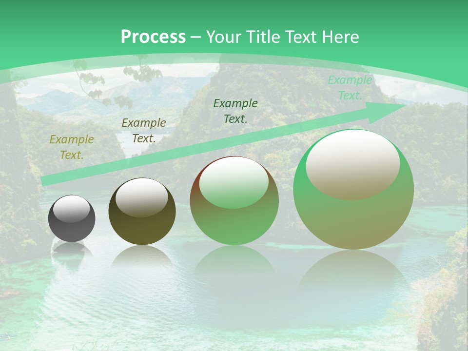 Vertical Ocean Sea PowerPoint Template