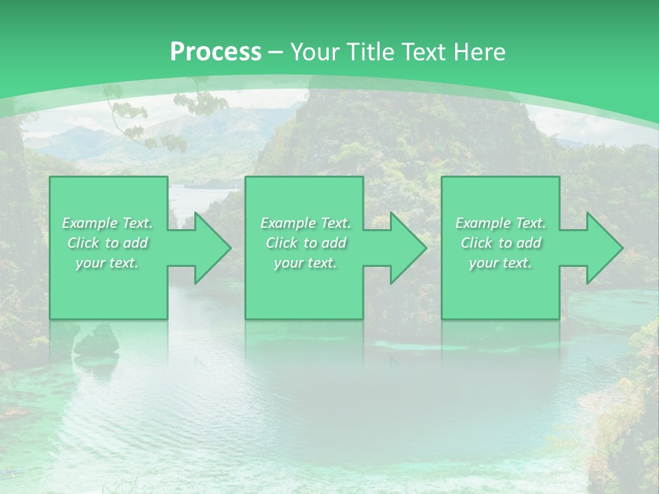 Vertical Ocean Sea PowerPoint Template
