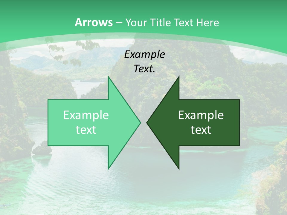 Vertical Ocean Sea PowerPoint Template