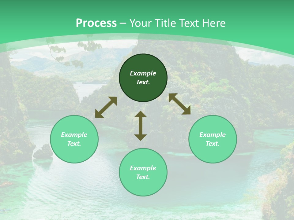 Vertical Ocean Sea PowerPoint Template