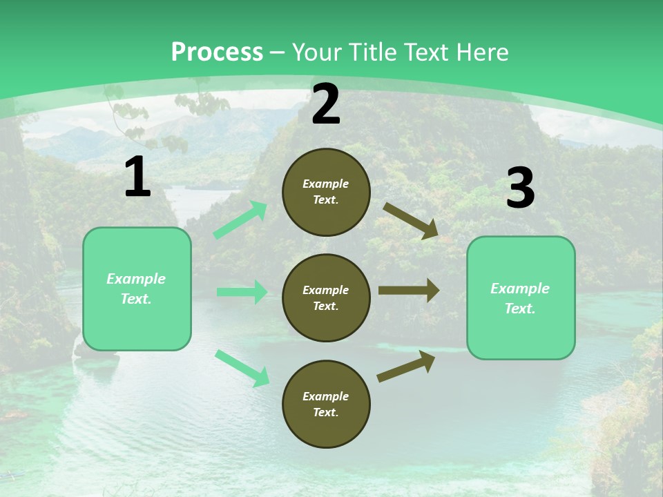Vertical Ocean Sea PowerPoint Template