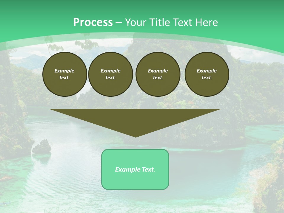 Vertical Ocean Sea PowerPoint Template