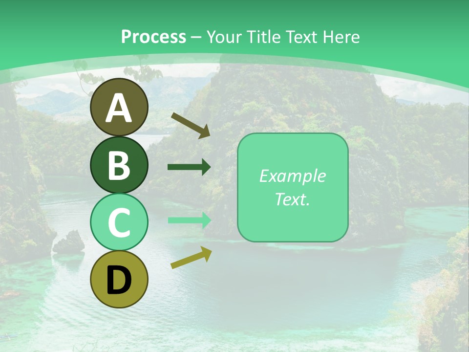Vertical Ocean Sea PowerPoint Template