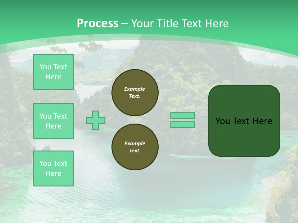 Vertical Ocean Sea PowerPoint Template