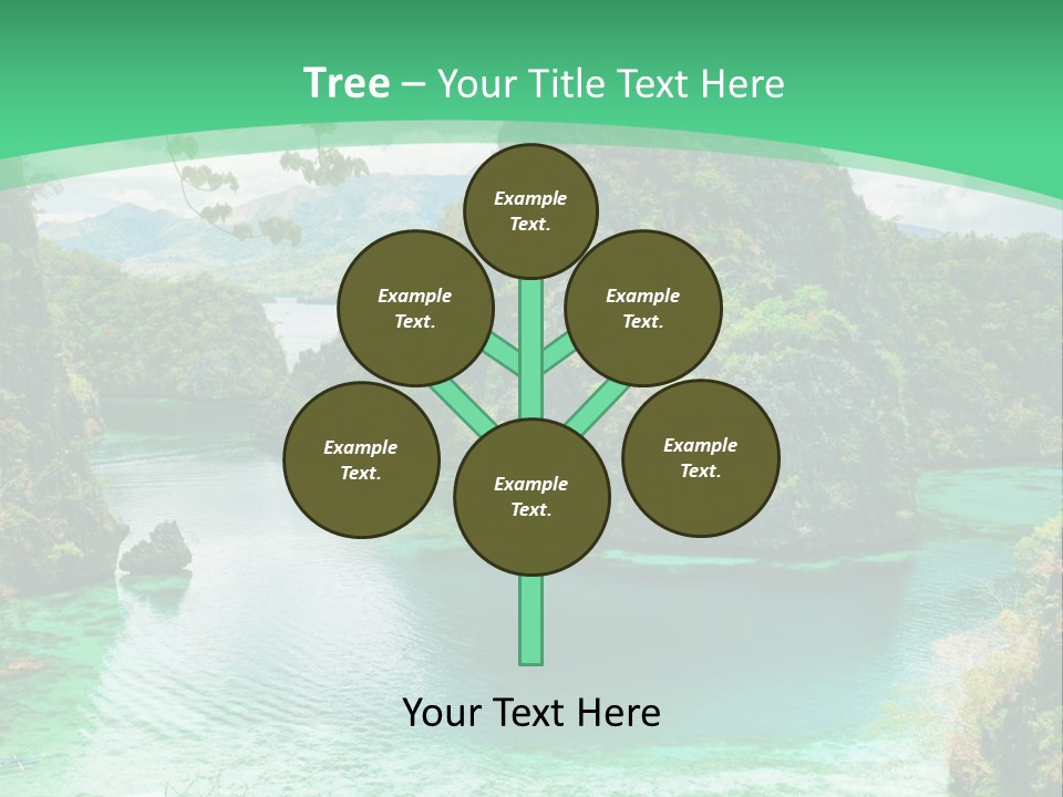 Vertical Ocean Sea PowerPoint Template