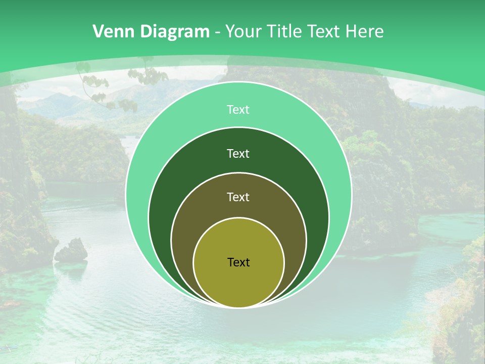 Vertical Ocean Sea PowerPoint Template
