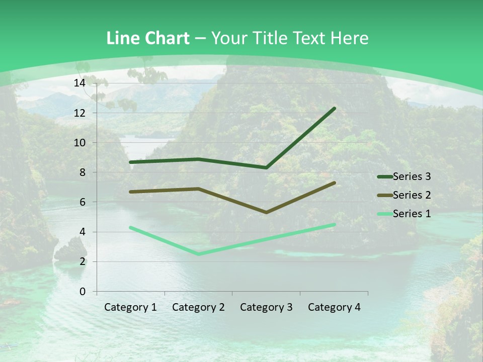 Vertical Ocean Sea PowerPoint Template