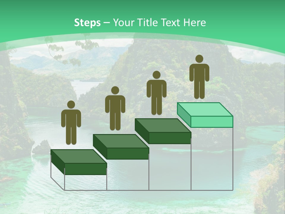 Vertical Ocean Sea PowerPoint Template