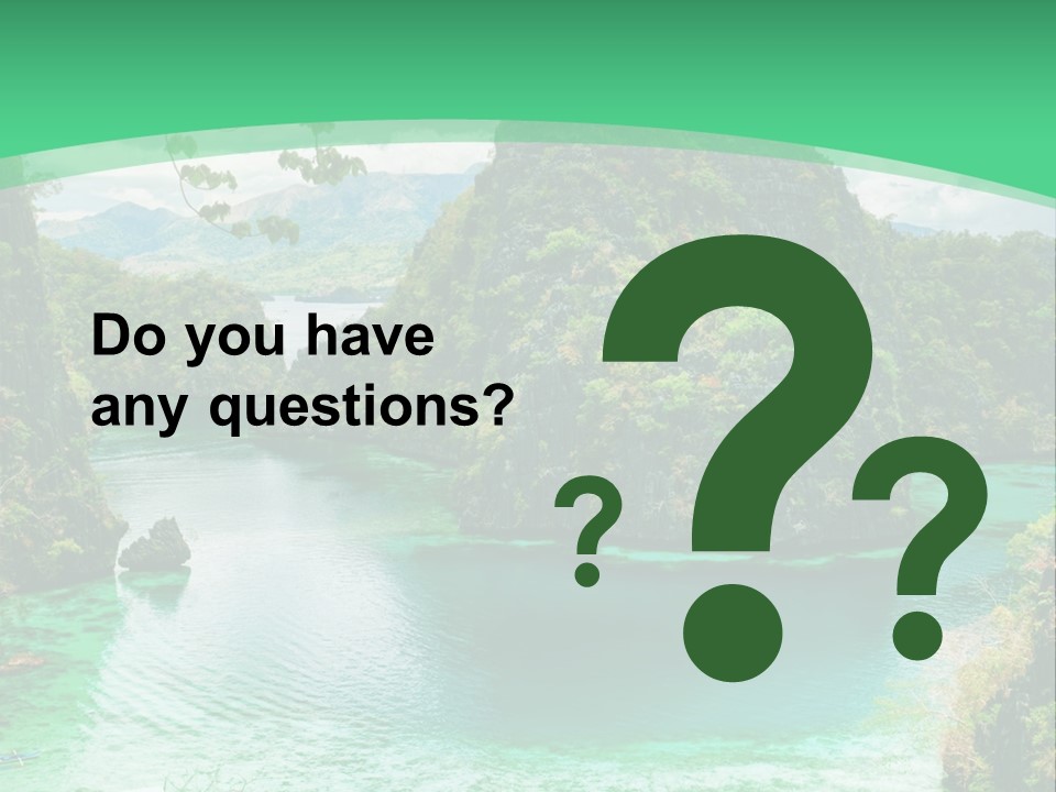 Vertical Ocean Sea PowerPoint Template